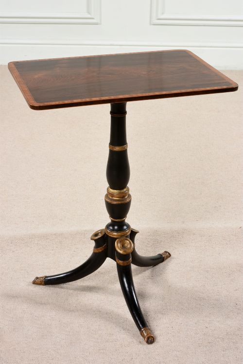 A Rare Regency Rosewood Occasional Table