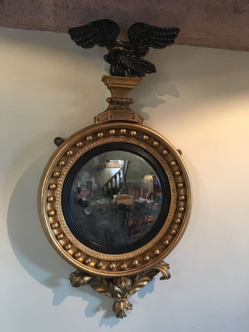 Regency Convex Mirror