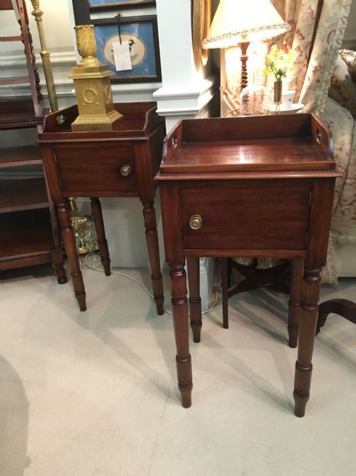 Pair of 19th Century Bedside Cupboards.