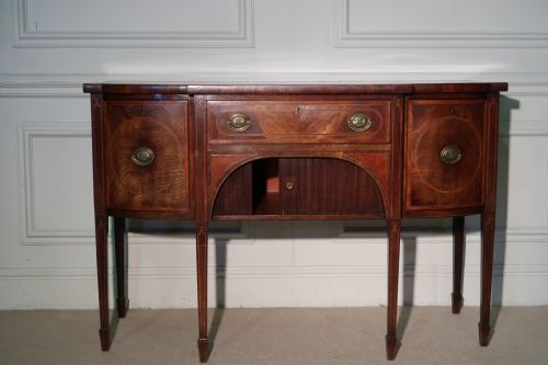 18th Century Sheraton Breakfront Sideboard C.1790