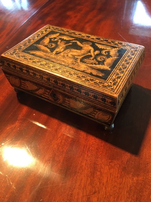 fig 1. Small Regency Penwork box 