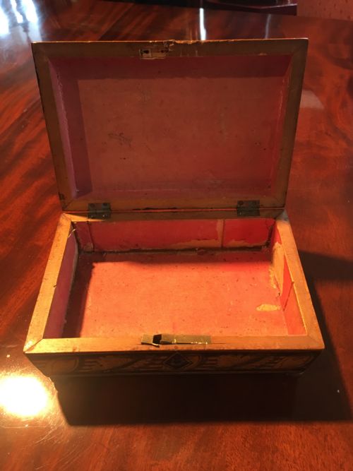 fig 3. Small Regency Penwork box 