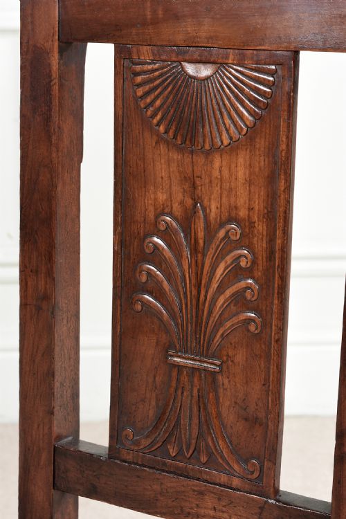 RARE REGENCY MAHOGANY ACANTHUS CARVED CHAIR C1810 - ADDITIONAL PHOTO 3