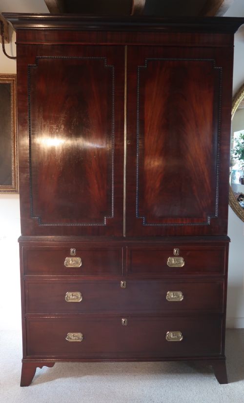 Regency Linen Press Attributed to Gillows