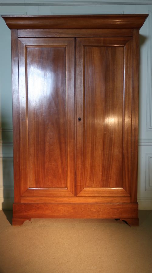 19th Century French Cherry Wood Armoire