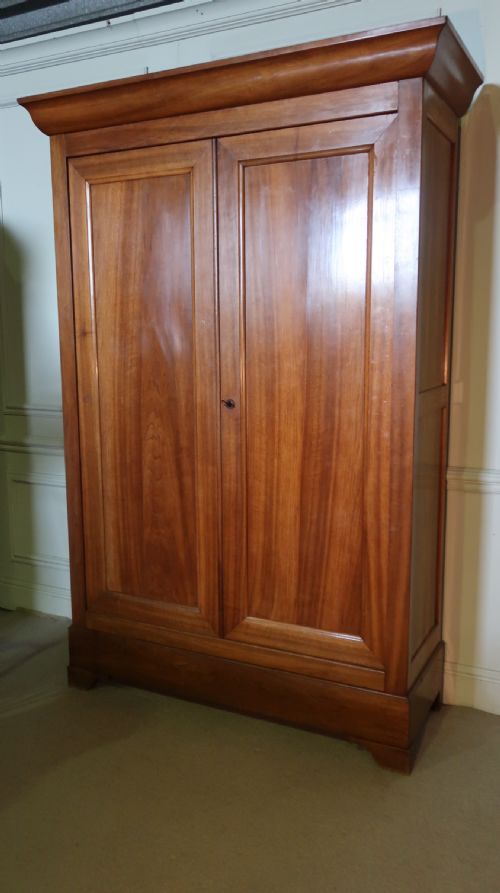 fig 1. 19th century French Cherry Wood armoire 