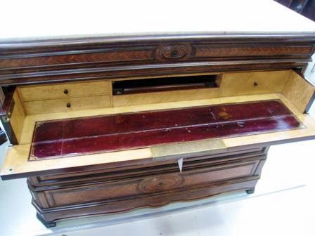 fig 1. 19th century marble top commode