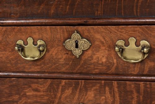 IMPRESSIVE GEORGE 1ST DOME TOP BUREAU CABINET C1720 - ADDITIONAL PHOTO 5