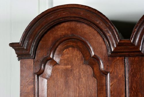 IMPRESSIVE GEORGE 1ST DOME TOP BUREAU CABINET C1720 - ADDITIONAL PHOTO 7