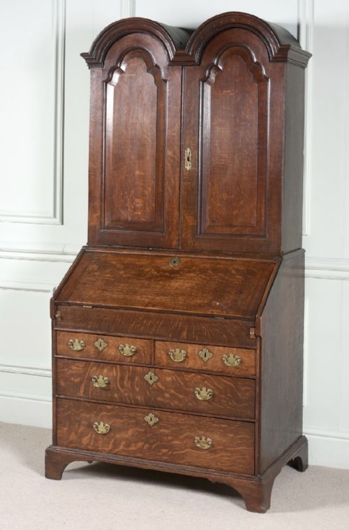 IMPRESSIVE GEORGE 1ST DOME TOP BUREAU CABINET C1720 - ADDITIONAL PHOTO 10