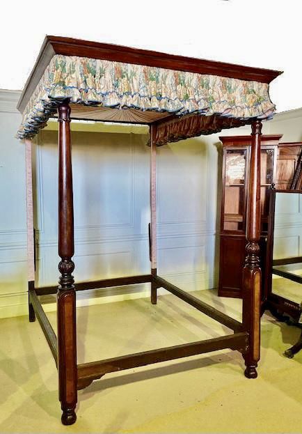 19th Century Super King Four poster bed in excellent condition 