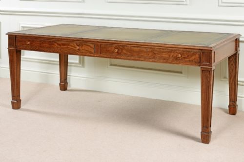 Antique Oak Library Table