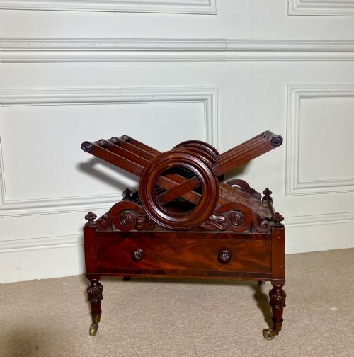 REGENCY CANTERBURY ATTRIBUTED TO GILLOWS OF LANCASTER - ADDITIONAL PHOTO 1