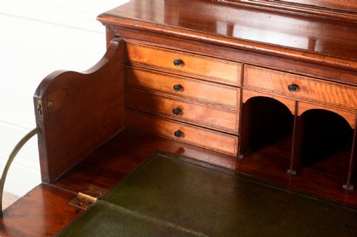 IMPRESSIVE REGENCY SECRETAIRE BOOKCASE - ADDITIONAL PHOTO 4