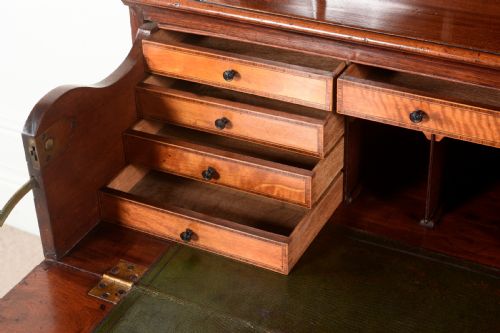 IMPRESSIVE REGENCY SECRETAIRE BOOKCASE - ADDITIONAL PHOTO 5