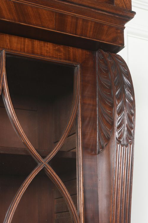 IMPRESSIVE REGENCY SECRETAIRE BOOKCASE - ADDITIONAL PHOTO 12
