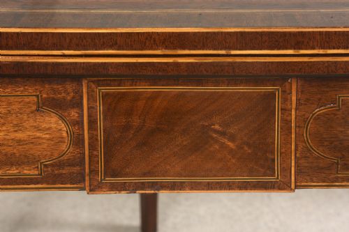 PAIR OF 18TH CENTURY GEORGE III SHERATON CARD TABLES - ADDITIONAL PHOTO 16