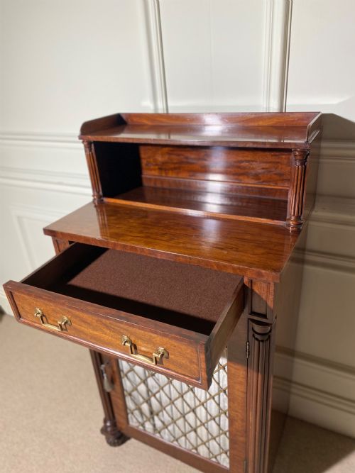 FINE QUALITY REGENCY GILLOWS CHIFFONIER - ADDITIONAL PHOTO 11