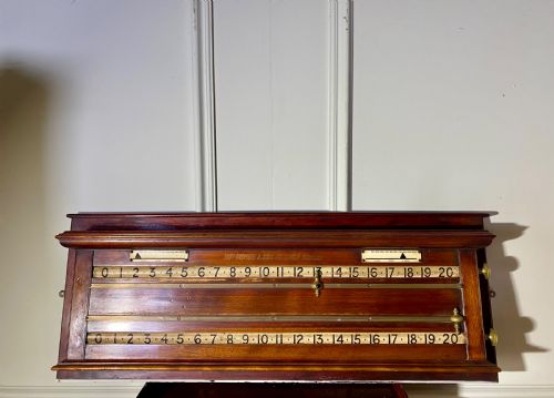 snooker score board - CATEGORY: ANTIQUE MISCELLANEOUS - DATED 19TH CENTURY