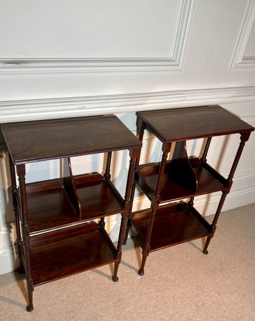 PAIR OF BEDSIDE NIGHT STANDS SHELVES - ADDITIONAL PHOTO 4