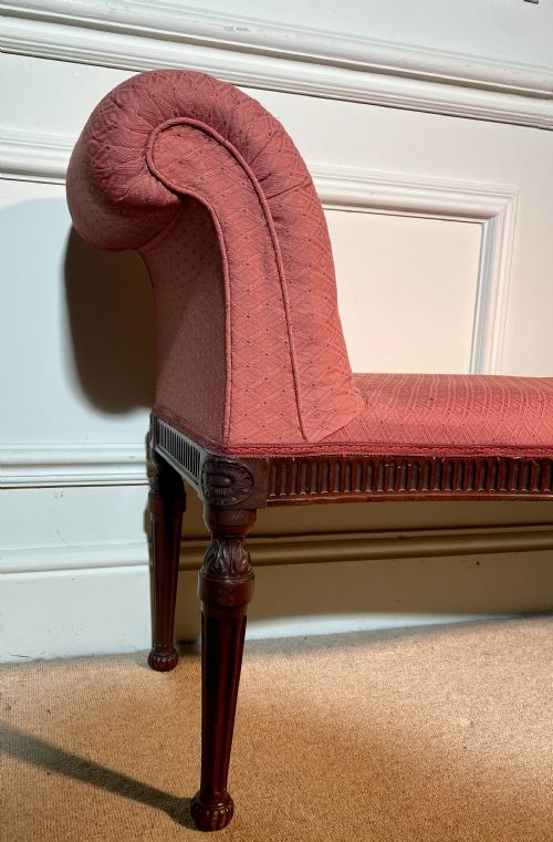 HEPPLEWHITE STYLE WINDOW SEAT - ADDITIONAL PHOTO 3