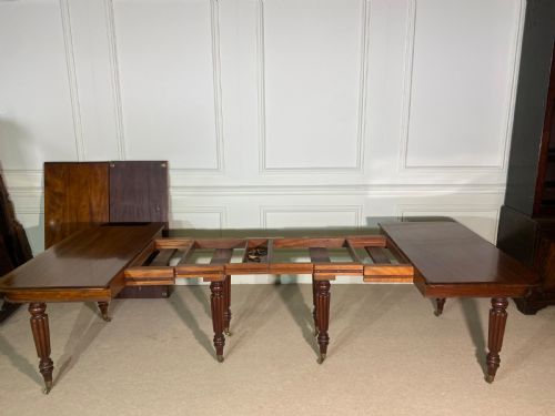 REGENCY GILLOWS EXTENDING DINING TABLE - ADDITIONAL PHOTO 10