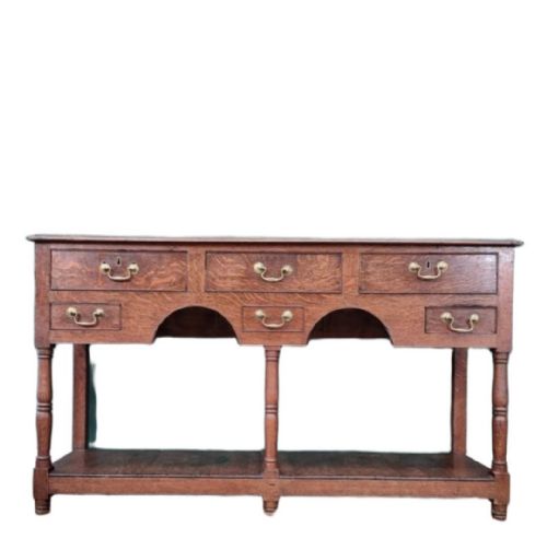 LOVELY QUALITY EARLY 19TH CENTURY WELSH OAK DRESSER BASE - ADDITIONAL PHOTO 2