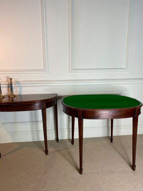 PAIR OF GEORGIAN CARD TABLES - ADDITIONAL PHOTO 2