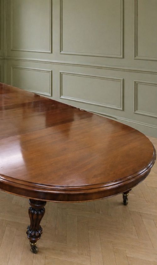 MAGNIFICENT SUPER SIZED 19TH CENTURY EXTENDING DINING BOARD ROOM TABLE TO SEAT 2026 - ADDITIONAL PHOTO 9