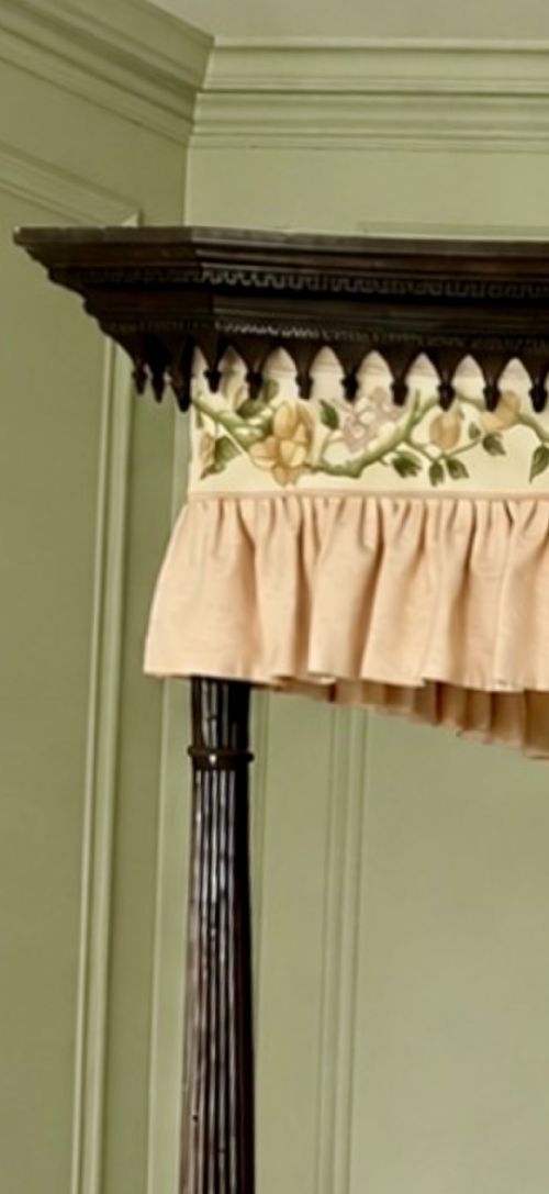 19TH CENTURY SUPER KING MAHOGANY FOUR POSTER BED TESTER BED - ADDITIONAL PHOTO 4