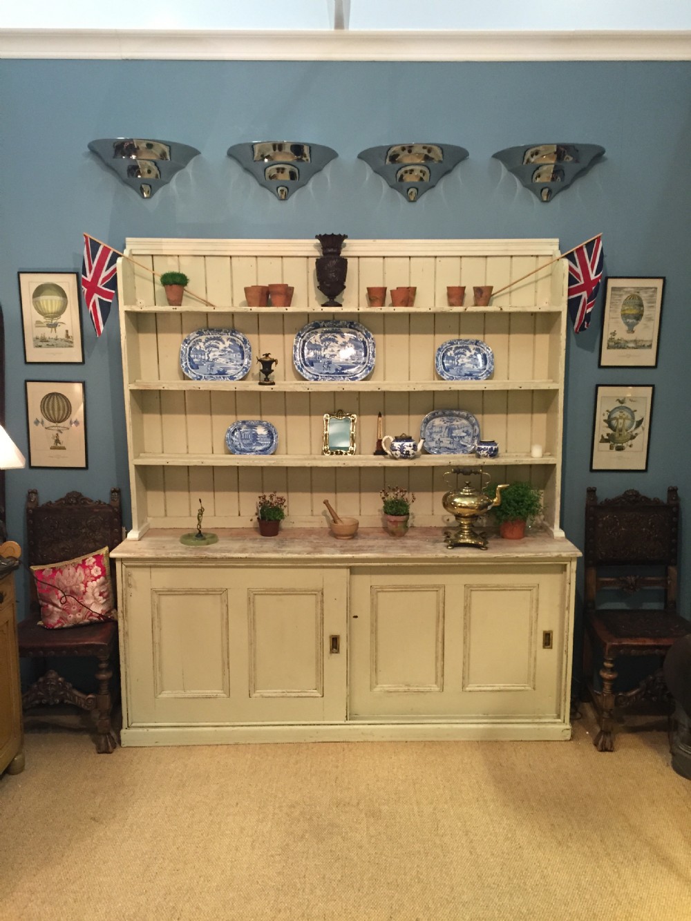 19th century country house kitchen dresser