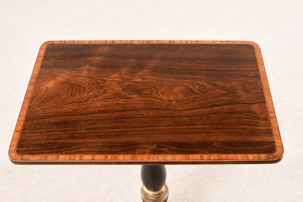A rare Regency rosewood occasional table View IV