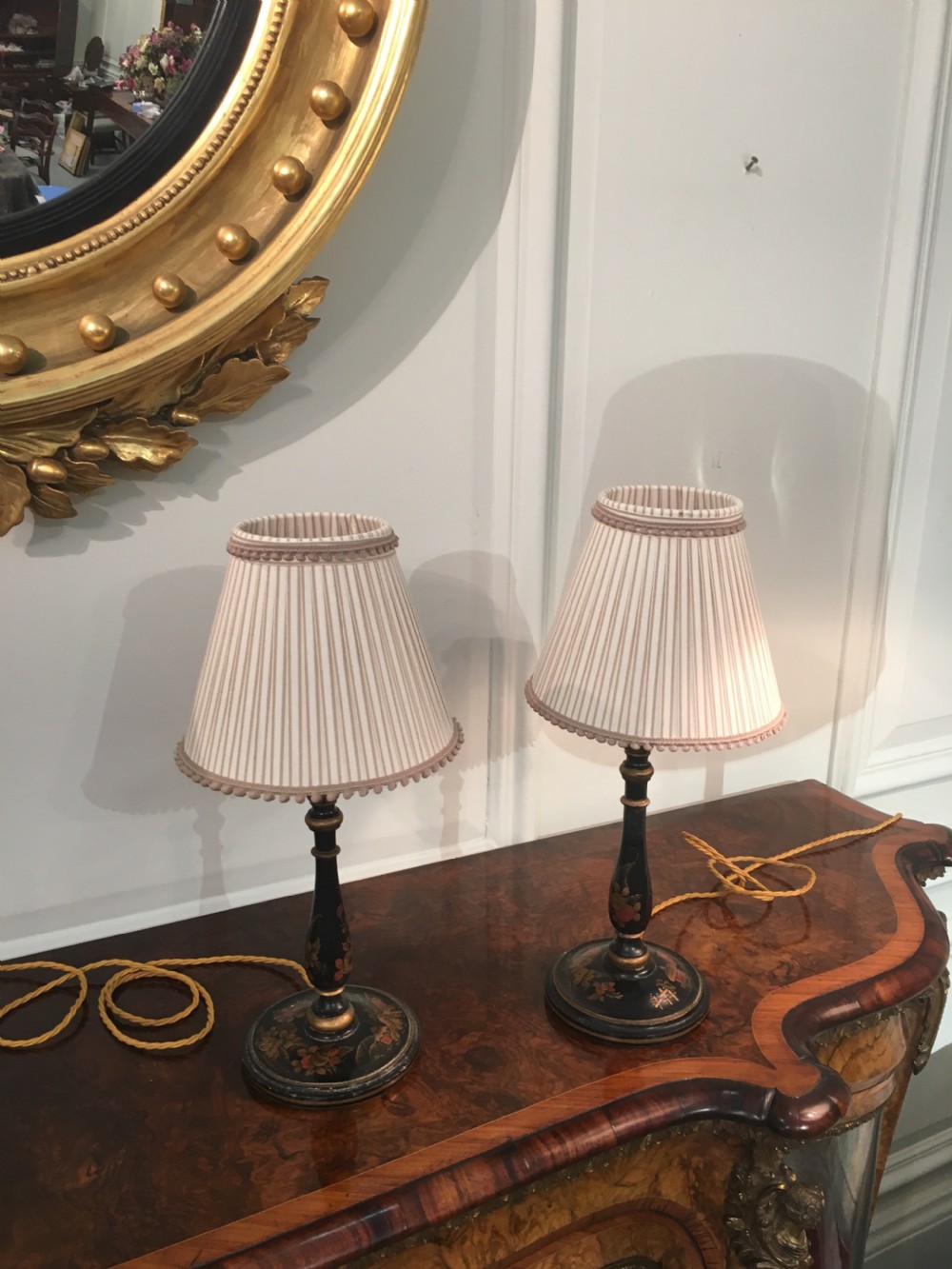 Beautiful pair of chinoiserie lamps View IX