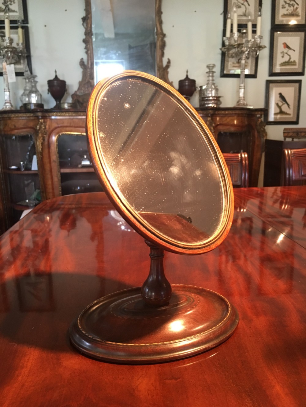 Rare Sheraton dressing table mirror in excellent condition