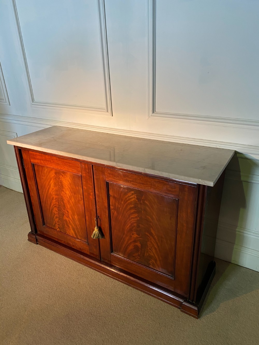 Regency Marble top cabinet View V