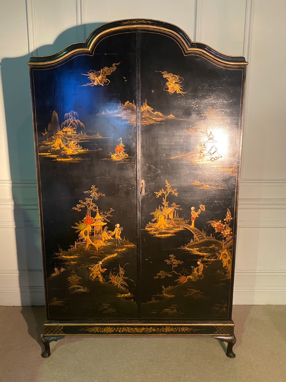 19th Century Chinoiserie wardrobe