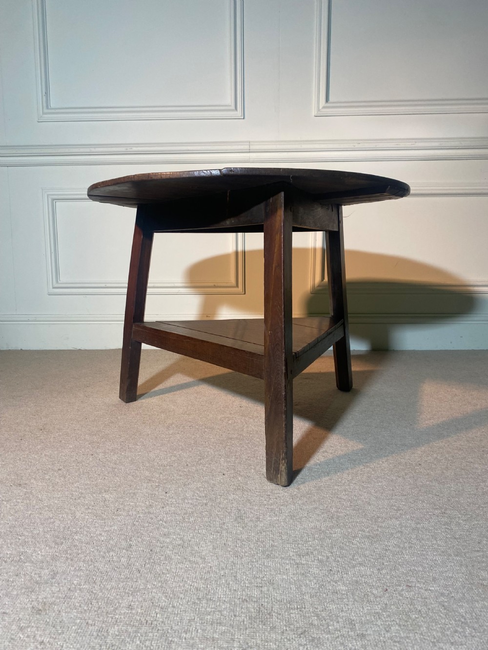 18th Century Welsh Oak Cricket table