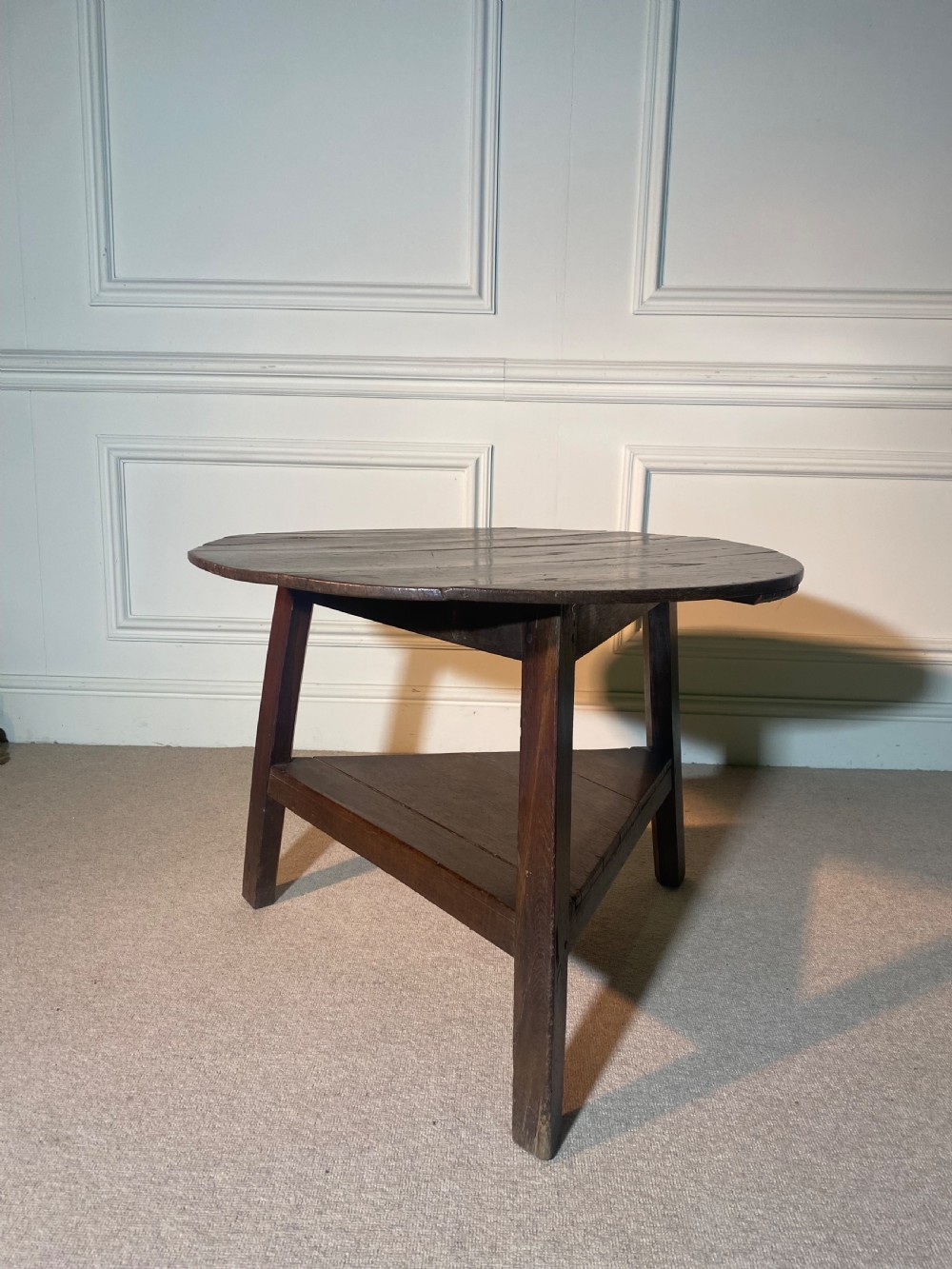 18th Century Welsh Oak Cricket table View VIII