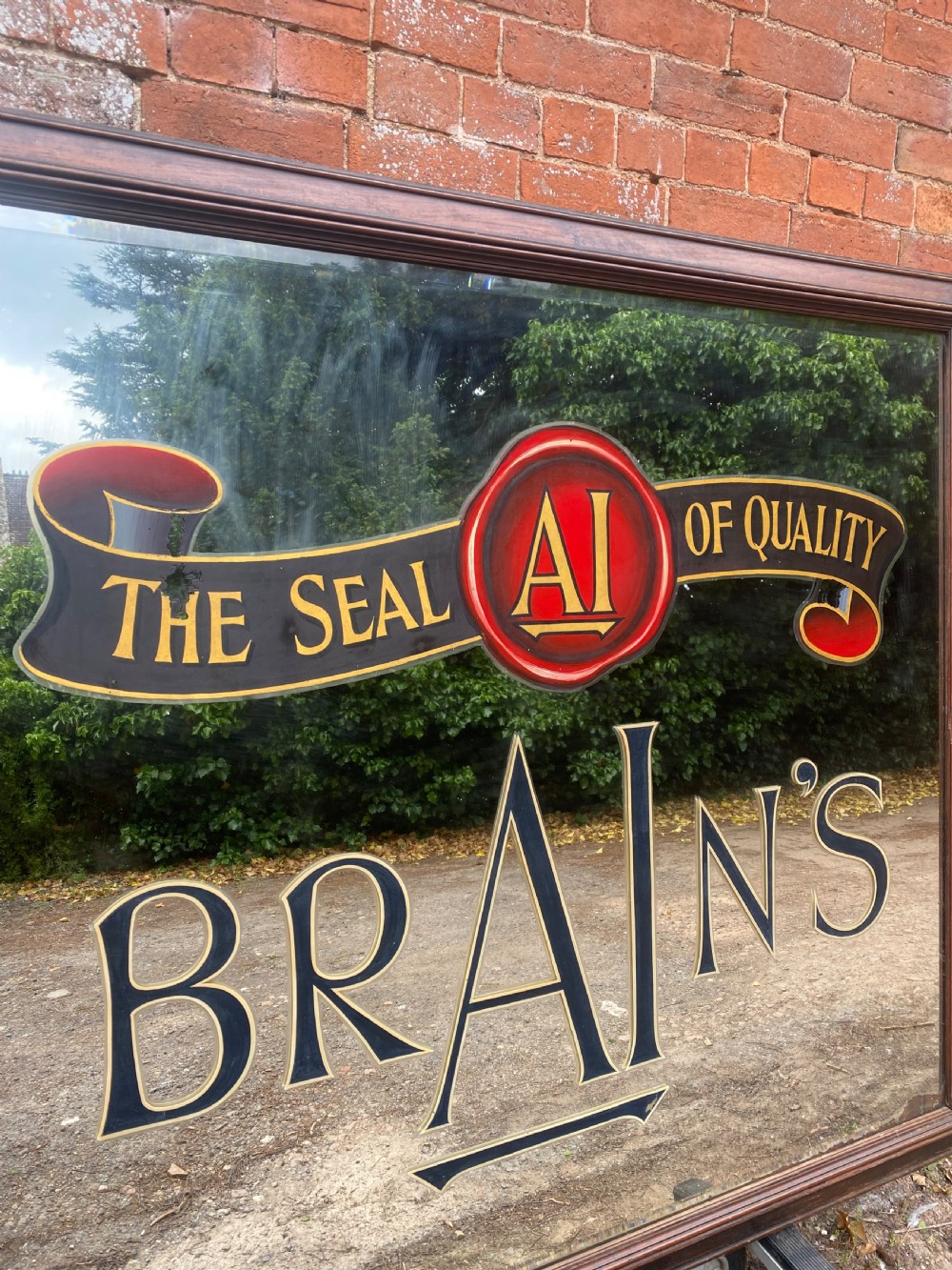 Huge Pub advertising Mirror Brains Ai View IV