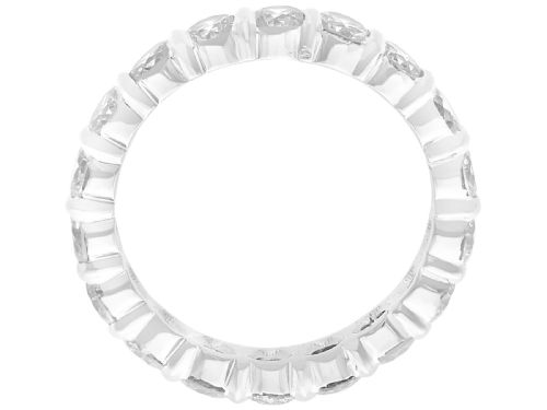 304 CT DIAMOND AND 18 CT WHITE GOLD FULL ETERNITY RING VINTAGE FRENCH CIRCA 1950 - ADDITIONAL PHOTO 3
