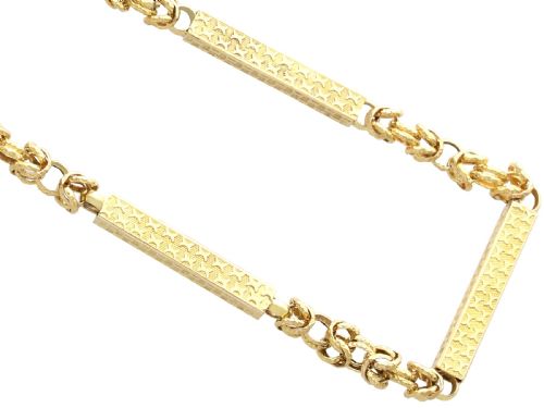 fig 4. Antique Georgian 18ct Yellow Gold Muff Chain Circa 1820