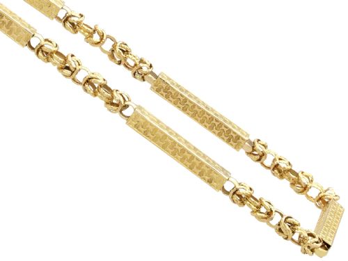 fig 5. Antique Georgian 18ct Yellow Gold Muff Chain Circa 1820