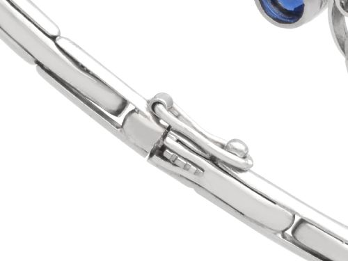 ANTIQUE 423CT SAPPHIRE 151CT DIAMOND PEARL AND PLATINUM BRACELET CIRCA 1935 - ADDITIONAL PHOTO 7