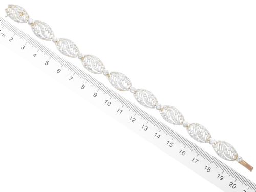 ANTIQUE FRENCH ART NOUVEAU STYLE 435CT DIAMOND AND 18CT YELLOW GOLD BRACELET CIRCA 1905 - ADDITIONAL PHOTO 11