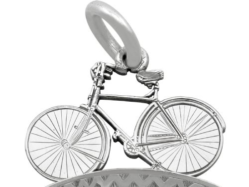 ANTIQUE VICTORIAN SCOTTISH STERLING SILVER CYCLING MEDALLION - ADDITIONAL PHOTO 12