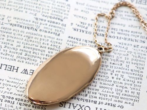 fig 3. Antique 15ct Yellow Gold Locket Pendant Circa 1900