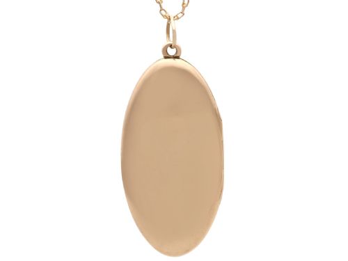 fig 5. Antique 15ct Yellow Gold Locket Pendant Circa 1900