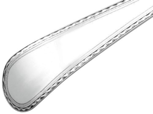 fig 4. Antique George III Sterling Silver Old English Pattern Soup Ladle by Hester Bateman