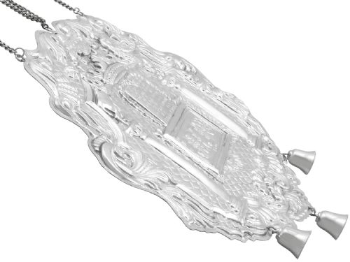 fig 4. Vintage German Silver Torah Breastplate Circa 1950