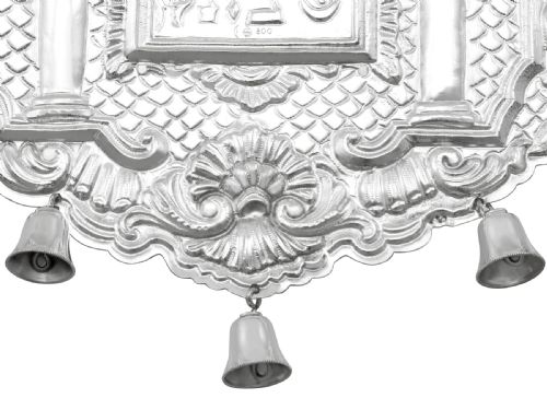fig 6. Vintage German Silver Torah Breastplate Circa 1950